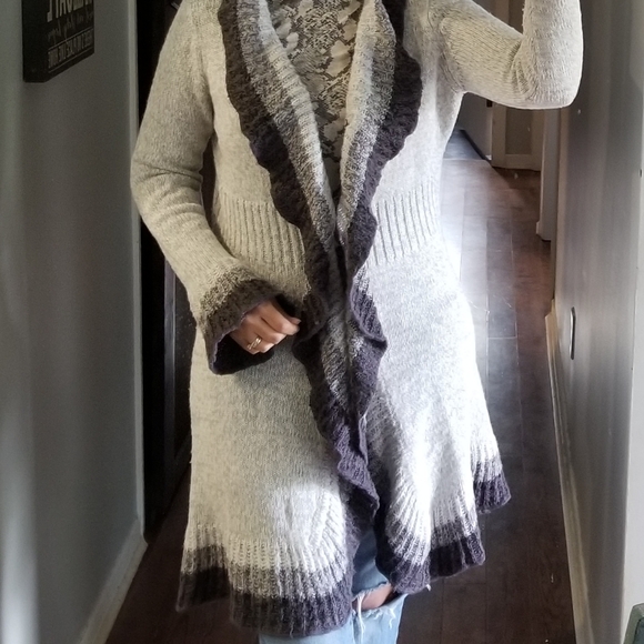 🧥 MAJORA LONG KNITTED CARDIGAN - Picture 9 of 14